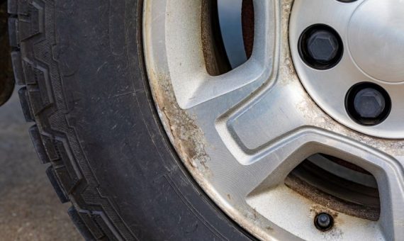 corrosion on alloy wheel