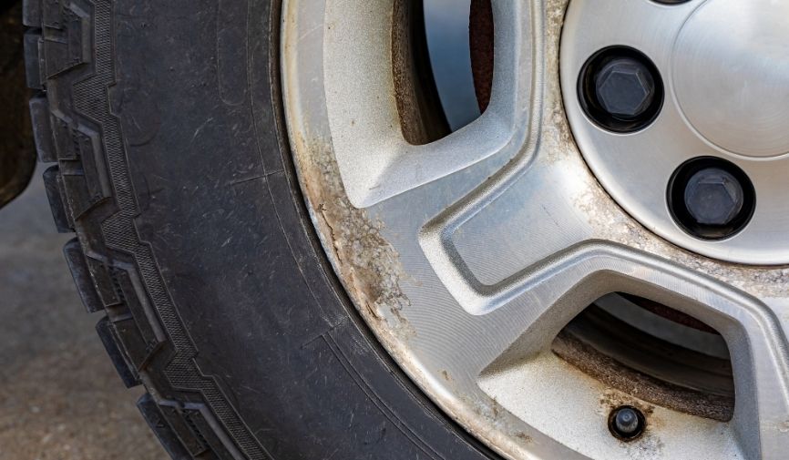 corrosion on alloy wheel